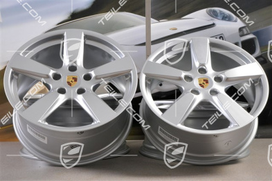 19-inch Cayman S wheel set, 8J x 19 x ET 57 + 9,5J x 19 x ET 45