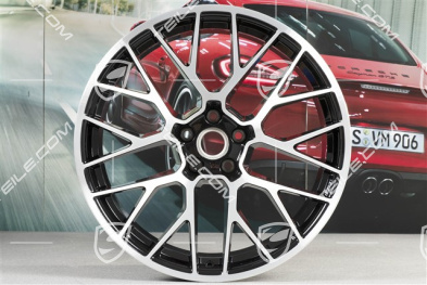 20" Felgensatz RS-Spyder Design, 9J x 20 H2 ET26 + 10J x 20 H2 ET19, schwarz hochglanz