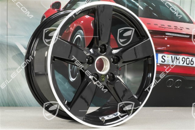 19" Felga Cayman S, 9,5J x 19 ET45, gwiazda felgi czarna