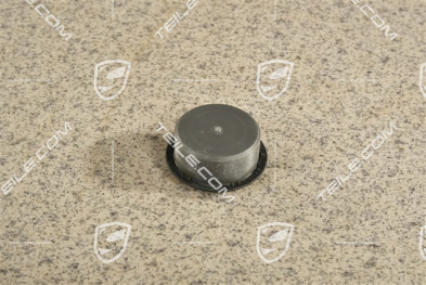 Cap / plug, Black, L=R