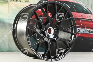 21-inch RS Spyder wheel rim, 11,5J x 21 ET67, black satin matt