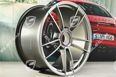 21" Felga Turbo S, 11,5J x 21 ET67, Platinum satynowy mat