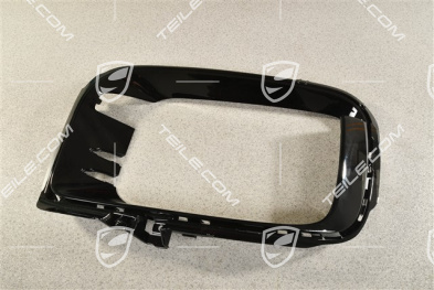 Cover trim, front bumper air inlet, Sport Design, Black, L
