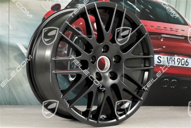 20" Felge RS Spyder Design, 9J x 20 ET57, Schwarz Seidenmatt