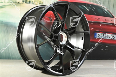 20-inch GT3 wheel rim, 9J x 20 ET43, black satin matt