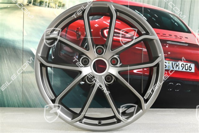 20" Felga GT4, 8,5J x 20 ET61, Platinum, satynowy mat