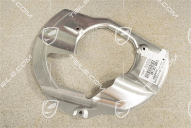Front axle disc brake protective plate, PCCB, L