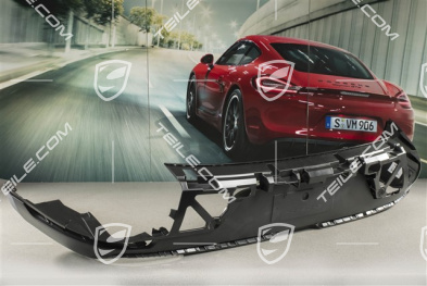 Rear bumper, lower lining, Black