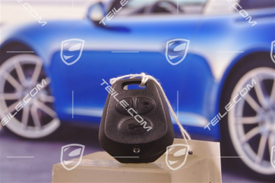 Handheld transmitter / remote control central locking system, Key head with crypt