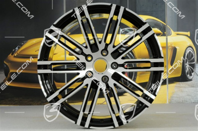 21" komplet felg Turbo III, facelift, 10J x 21 ET50, czarny wysoki połysk