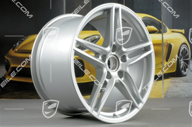 19" Felge Carrera VI, 11J x 19 ET77, Brilliantsilber
