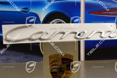 Napis "Carrera", srebrny