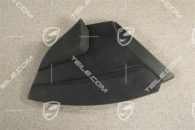 Coupe, Engine compartment Cover panel, Matte black, L