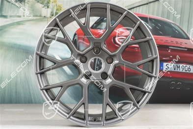 20+21" Felgensatz RS Spyder, Felgen: vorne 8,5J x 20 ET53 + hinten 11,5J x 21 ET67, platinum-seidenmatt