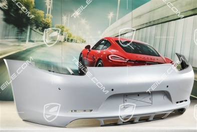 Rear bumper, C4/C4S, with ParkAssist