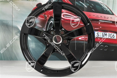 18" Felgensatz Macan, 8J x 18 ET21 + 9J x 18 ET21, schwarz hochglanz