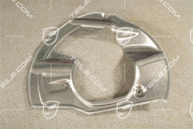 Front axle disc brake protective plate, PCCB, L