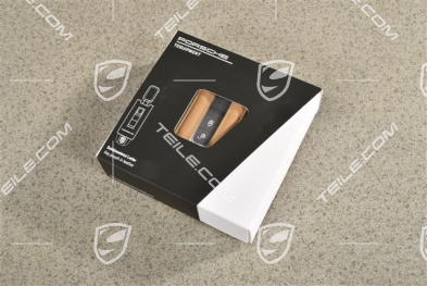 Key Case / Key pouch, leather, Luxor Beige