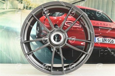21" Felge Turbo S, 11J x 21 ET66, Platinum Seidenmatt