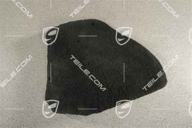 Teppich für Zusatzlüfter Lüftergebläse, Schwarz, R