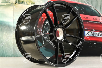 21" Felga Turbo S, 11,5J x 21 ET67, czarny wysoki połysk