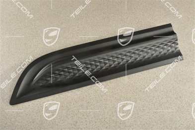 Blende, Tür, hinten, Schwarz-matt, L