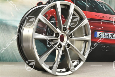 19" Felga Boxster S, 8J x 19 ET57, Platinum satynowy mat