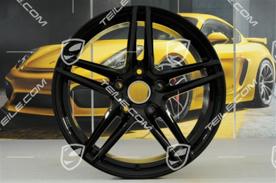 19" Felge Carrera VI, 8,5J x 19 ET50, in Schwarz (hochglanz)