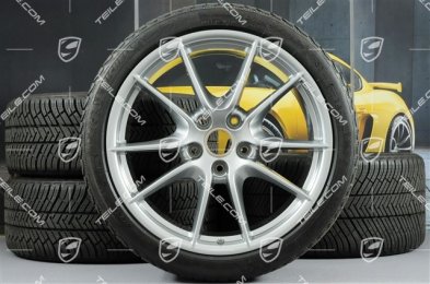 20-inch Carrera S (III) winter wheel set, 8,5J x 20 ET51 + 11J x 20 ET70 + NEW Michelin winter tyres 245/35 ZR20 + 295/30 ZR20, TPMS