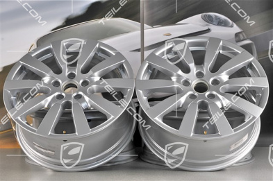 20-inch Cayenne SportDesign II wheel set, 9J x 20 ET57, silver