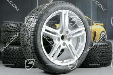 20" Winterräder Satz "Panamera Turbo", Felgen 9,5 J x 20 ET71 + 10,5 J x 20 ET71 + Michelin Pilot Alpin 4 Winterreifen 275/40 R20 + 315/35 R20