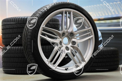 20" summer wheel set SportDesign, wheel 8,5J x 20 ET51 + 11J x 20 ET52 + NEW Pirelli summer tyres 245/35 R20 + 305/30 R20, TPMS
