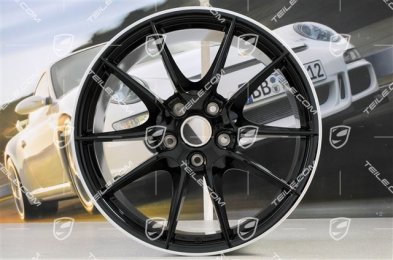 20" komplet felg Carrera S III, 8J x 20 ET57 + 9,5J x 20 ET45, czarny
