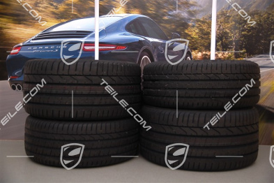 20" Komplet kół letnich Carrera S (III), 8,5J x 20 RT51 + 11J x 20 ET70, opony 245/35 ZR20 + 295/30 ZR20, z czujnikami ciśnienia RDK