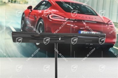Schalttafelverkleidung / Getränkehalter Zierleiste, mitte, LHD, Carbon / Kohlefaser
