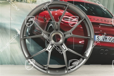 20"+21" GT3 komplet felg, 9,5J x 20 ET46 + 12J x 21 ET45, ciemny srebrny / darksilver