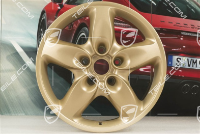 18" felga Cayenne Turbo, 8J x 18 ET57, Aurum satynowy półmat