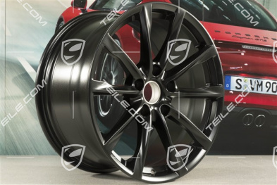 19-inch wheel rim Boxster S, 10J x 19 ET45 , black satin matt