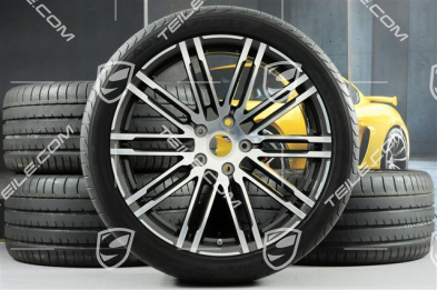 21" Komplet kół letnich Turbo III, felgi 10J x 21 ET50 + opony letnie Yokohama 295/35 R21, bez czujn