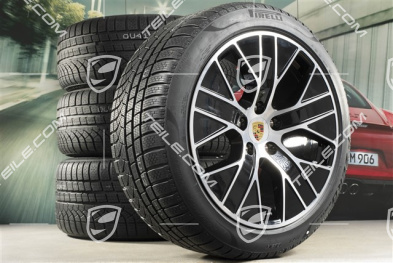 20" koła zimowe Turbo Aero, komplet, felgi 9J x 20 ET54 + 11J x 20 ET60, opony zimowe Pirelli 245/45 R20 + 285/40 R20
