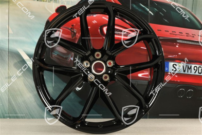 21" felga "GT Design" 9,5J x 21 ET 27, czarny wysoki połysk