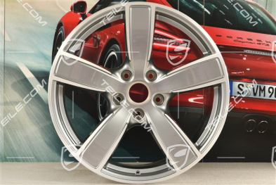 20" Felge Carrera Sport, 11,5J x 20 ET76, Platinsilber Metallic