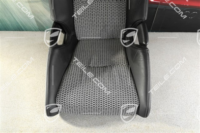 Schalensitz GT3RS / GT2RS, Carbon, Leder, Schwarz, ohne Schinen, L