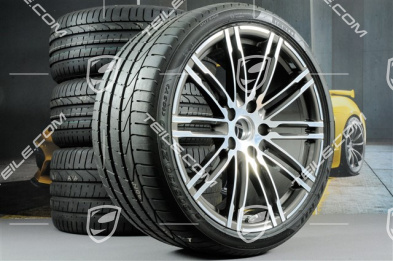 20" Sommerräder Satz Turbo III, Felgen 8,5J x 20 ET51 + 11J x 20 ET56 + Pirelli P-ZERO Sommerreifen 245/35 R20 + 305/30 R20, mit RDK-Sensoren