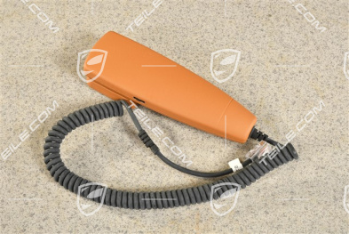 Telefonhörer, Leder, Braun / Natural