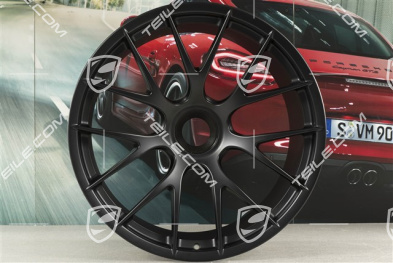 GT2RS / GT3RS wheel rim/disc, Magnesium, central lock, 12,5J x 21 ET48, black satin mat