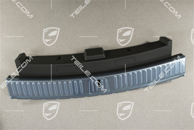 Kofferraum, Schlossträger / Schlossabdeckung Blende , Edelstahloptik Schwarz