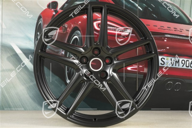 20" komplet felg "Macan Turbo", 9J x 20 ET26 + 10J x 20 ET19, CMS, czarny półmat