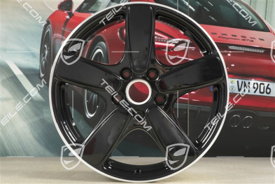19-inch wheel rim Cayenne Sport Classic II, 8,5J x 19 ET59, black high gloss