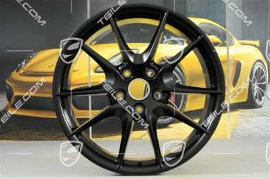 20" wheel rim, Carrera S III, 8J x 20 ET57, black silky gloss / mat